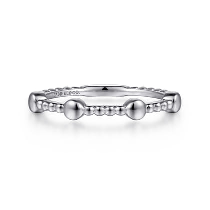 14K White Gold Diamond Ladies Ring
