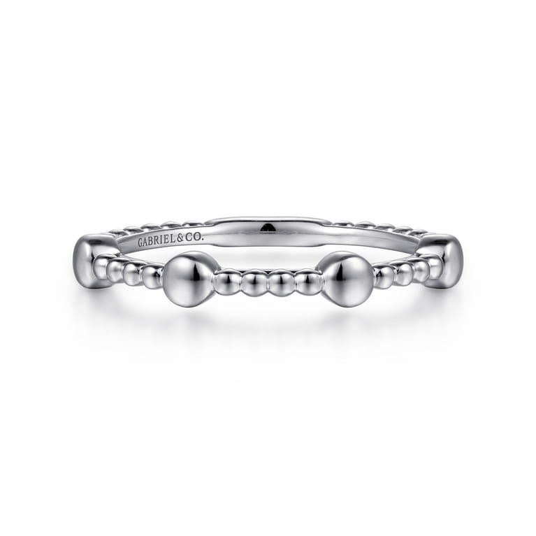 14K White Gold Diamond Ladies Ring - Shot 1