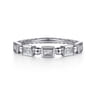 14K White Gold Diamond Ladies Ring - 0.18 ct