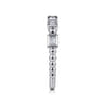 14K White Gold Diamond Ladies Ring - 0.18 ct