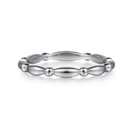 14K White Gold Diamond Ladies Ring