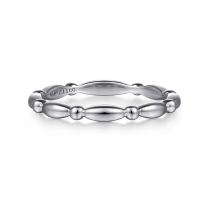 14K White Gold Diamond Ladies Ring