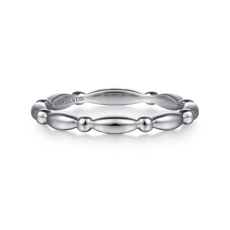 14K White Gold Diamond Ladies Ring - Shot 1