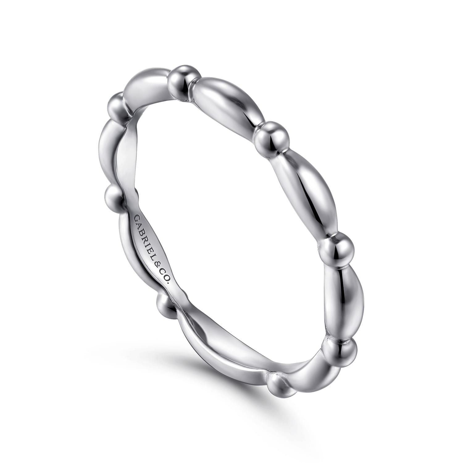 14K White Gold Diamond Ladies Ring - Shot 3