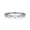 14K White Gold Diamond Ladies Ring