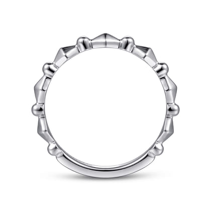14K White Gold Diamond Ladies Ring