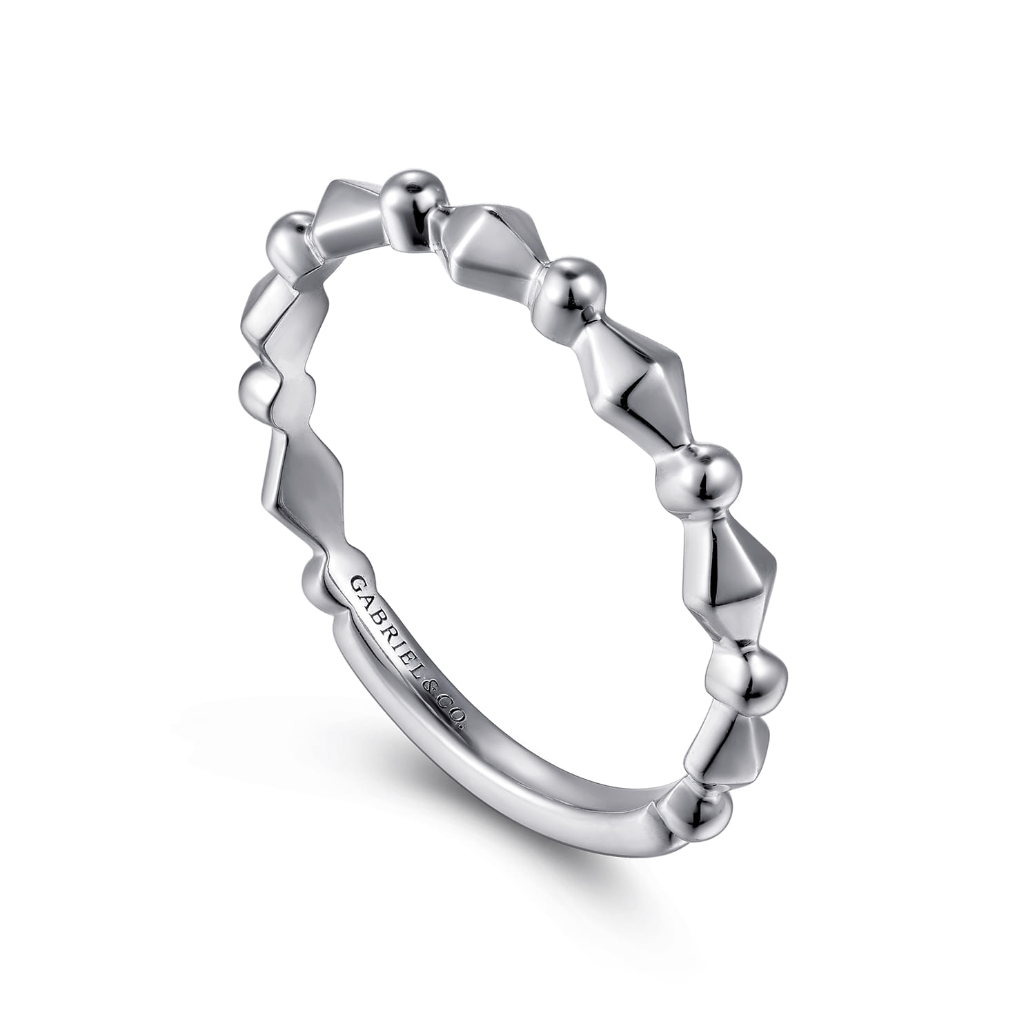 14K White Gold Diamond Ladies Ring - Shot 3
