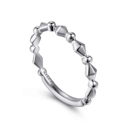 14K White Gold Diamond Ladies Ring