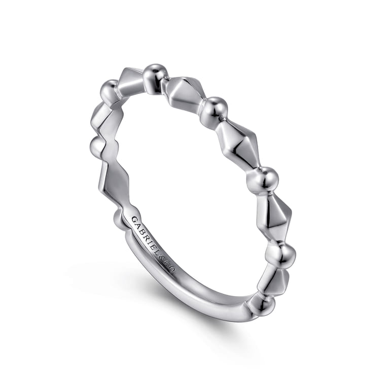 14K White Gold Diamond Ladies Ring - Shot 3