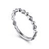 14K White Gold Diamond Ladies Ring