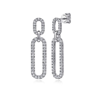 14K-White-Gold-Diamond-Link-Chain-Drop-Earrings1