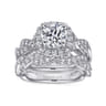 14K White Gold Diamond Matching Wedding Band - 0.4 ct