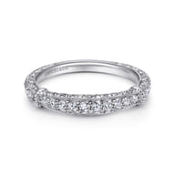 14K White Gold Diamond Matching Wedding Band