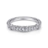 14K White Gold Diamond Matching Wedding Band - 0.23 ct