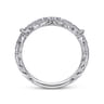14K White Gold Diamond Matching Wedding Band - 0.23 ct