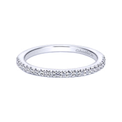 14K White Gold Diamond Matching Wedding Band