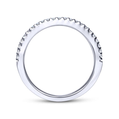 14K White Gold Diamond Matching Wedding Band