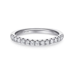 14K White Gold Diamond Matching Wedding Band