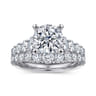 14K White Gold Diamond Matching Wedding Band - 0.7 ct