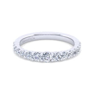 14K White Gold Diamond Matching Wedding Band