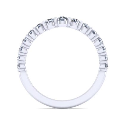 14K White Gold Diamond Matching Wedding Band