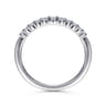 14K White Gold Diamond Matching Wedding Band - 0.22 ct