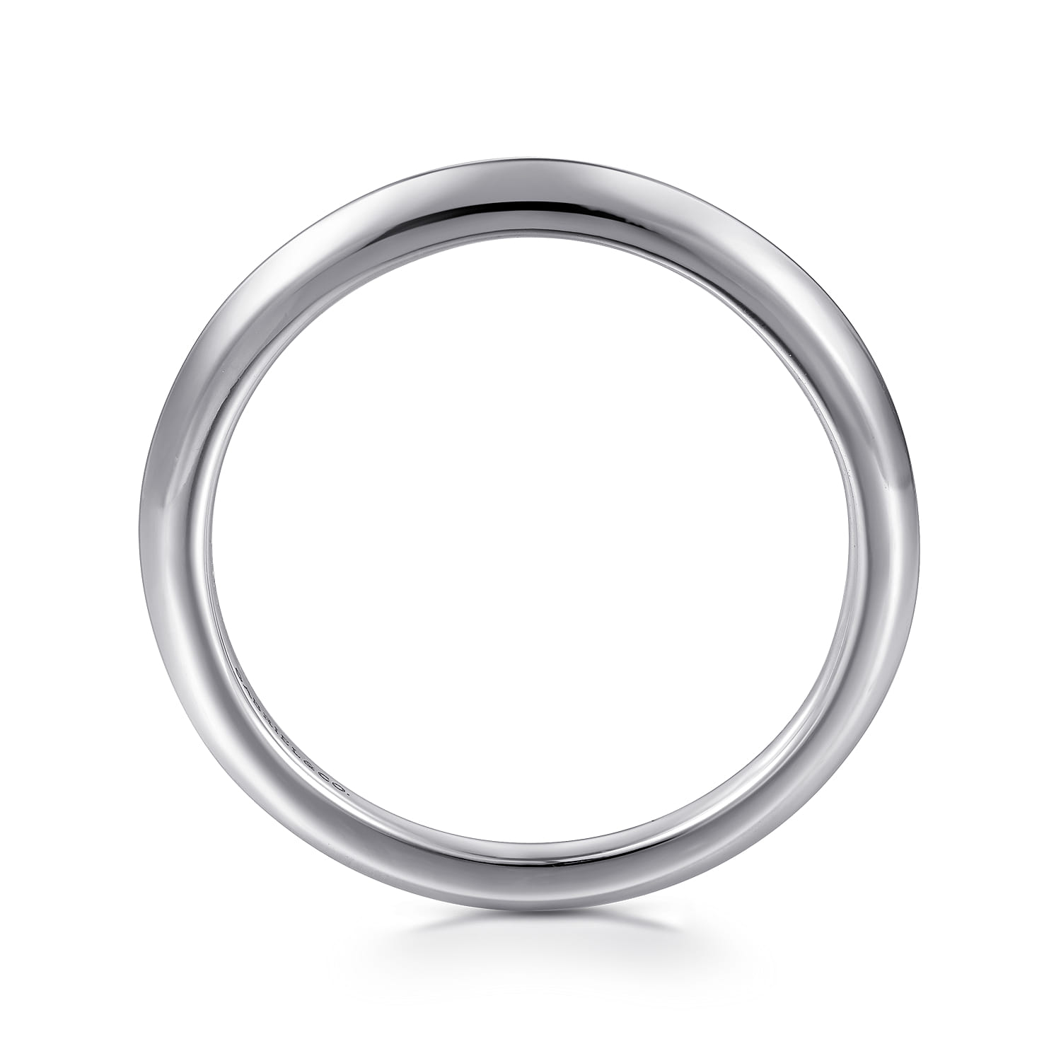 14K White Gold Diamond Matching Wedding Band - Shot 2