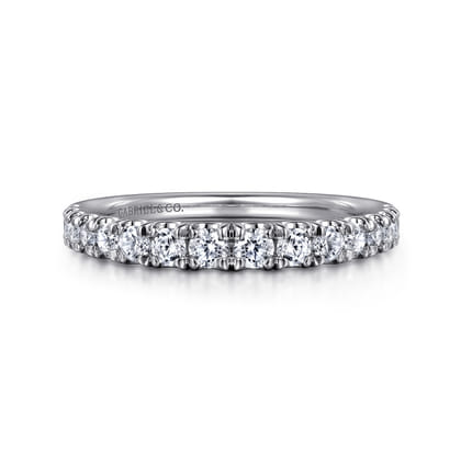 14K White Gold Diamond Matching Wedding Band