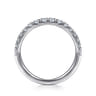14K White Gold Diamond Matching Wedding Band - 0.43 ct