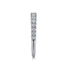 14K White Gold Diamond Matching Wedding Band - 0.43 ct