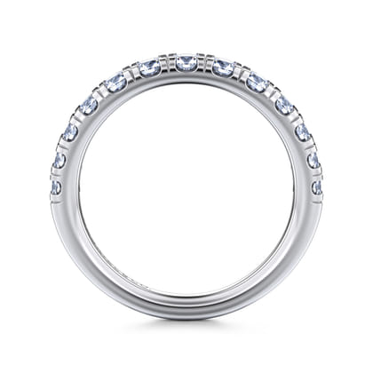 14K White Gold Diamond Matching Wedding Band