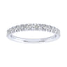 14K White Gold Diamond Matching Wedding Band - 0.43 ct
