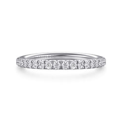 14K White Gold Diamond Matching Wedding Band