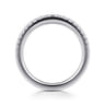 14K White Gold Diamond Matching Wedding Band - 0.3 ct