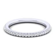 14K White Gold Diamond Matching Wedding Band