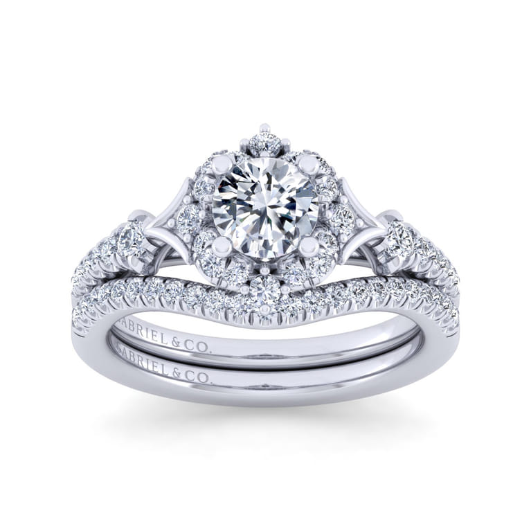 14K White Gold Diamond Matching Wedding Band - 0.15 ct - Shot 4