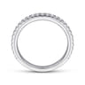 14K White Gold Diamond Matching Wedding Band - 0.3 ct