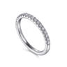14K White Gold Diamond Matching Wedding Band