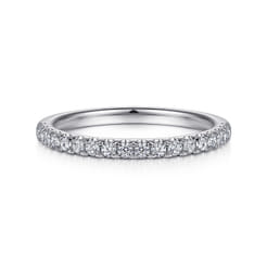 14K White Gold Diamond Matching Wedding Band