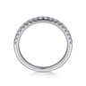 14K White Gold Diamond Matching Wedding Band - 0.26 ct