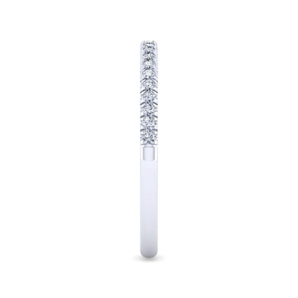 14K White Gold Diamond Matching Wedding Band
