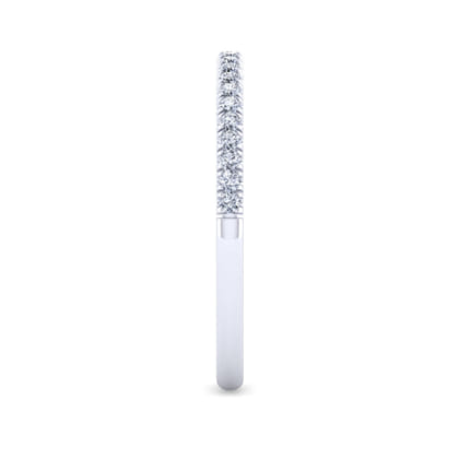 14K White Gold Diamond Matching Wedding Band
