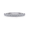 14K White Gold Diamond Matching Wedding Band - 0.21 ct