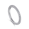 14K White Gold Diamond Matching Wedding Band - 0.21 ct