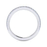14K White Gold Diamond Matching Wedding Band - 0.22 ct