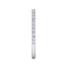 14K White Gold Diamond Matching Wedding Band - 0.22 ct