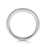 14K White Gold Diamond Matching Wedding Band - 0.21 ct