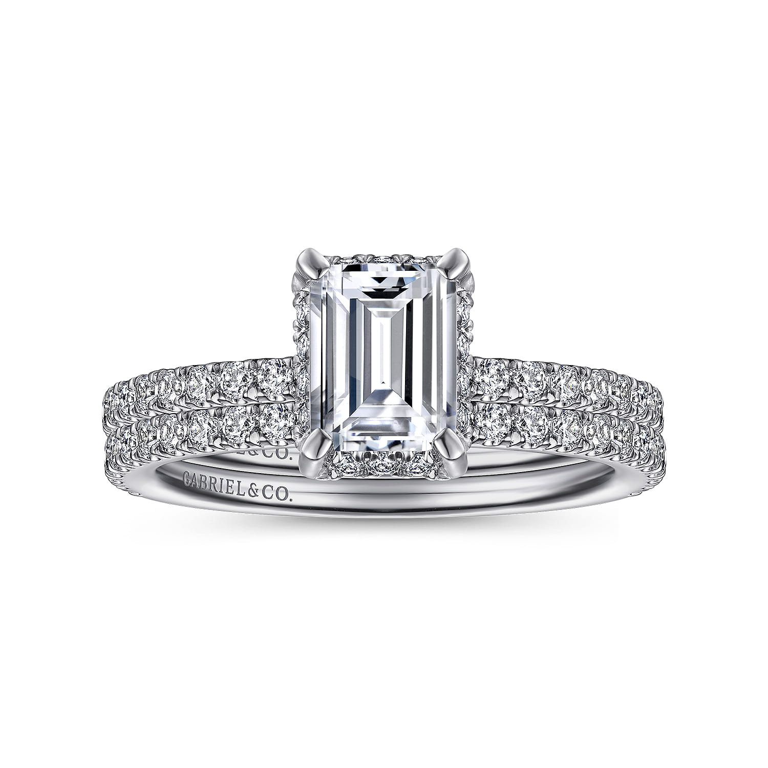 14K White Gold Diamond Matching Wedding Band - 0.21 ct - Shot 4
