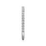 14K White Gold Diamond Matching Wedding Band - 0.27 ct