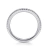14K White Gold Diamond Matching Wedding Band - 0.22 ct
